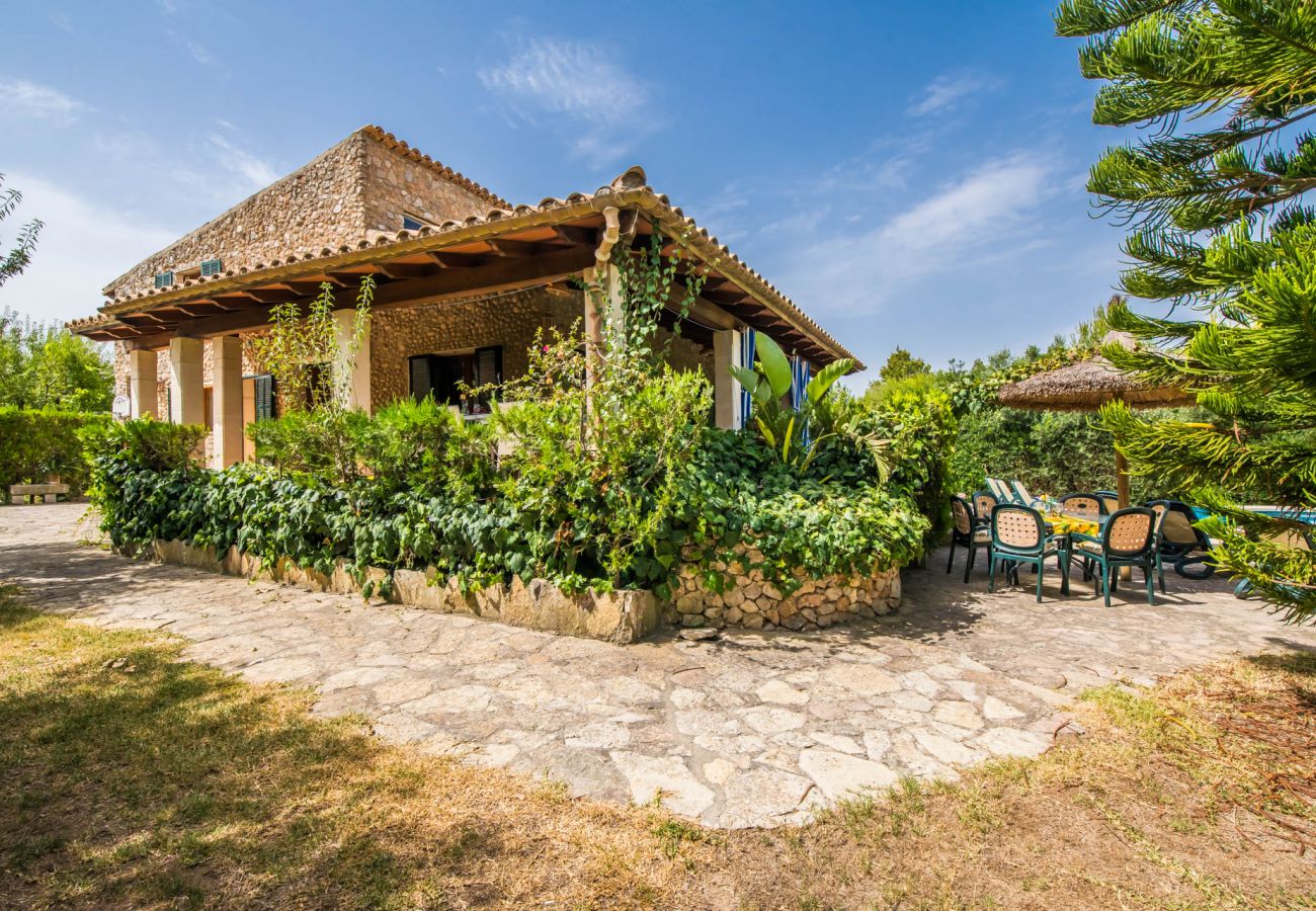 Finca en Inca - Casa rústica con piscina Can Reure en Mallorca