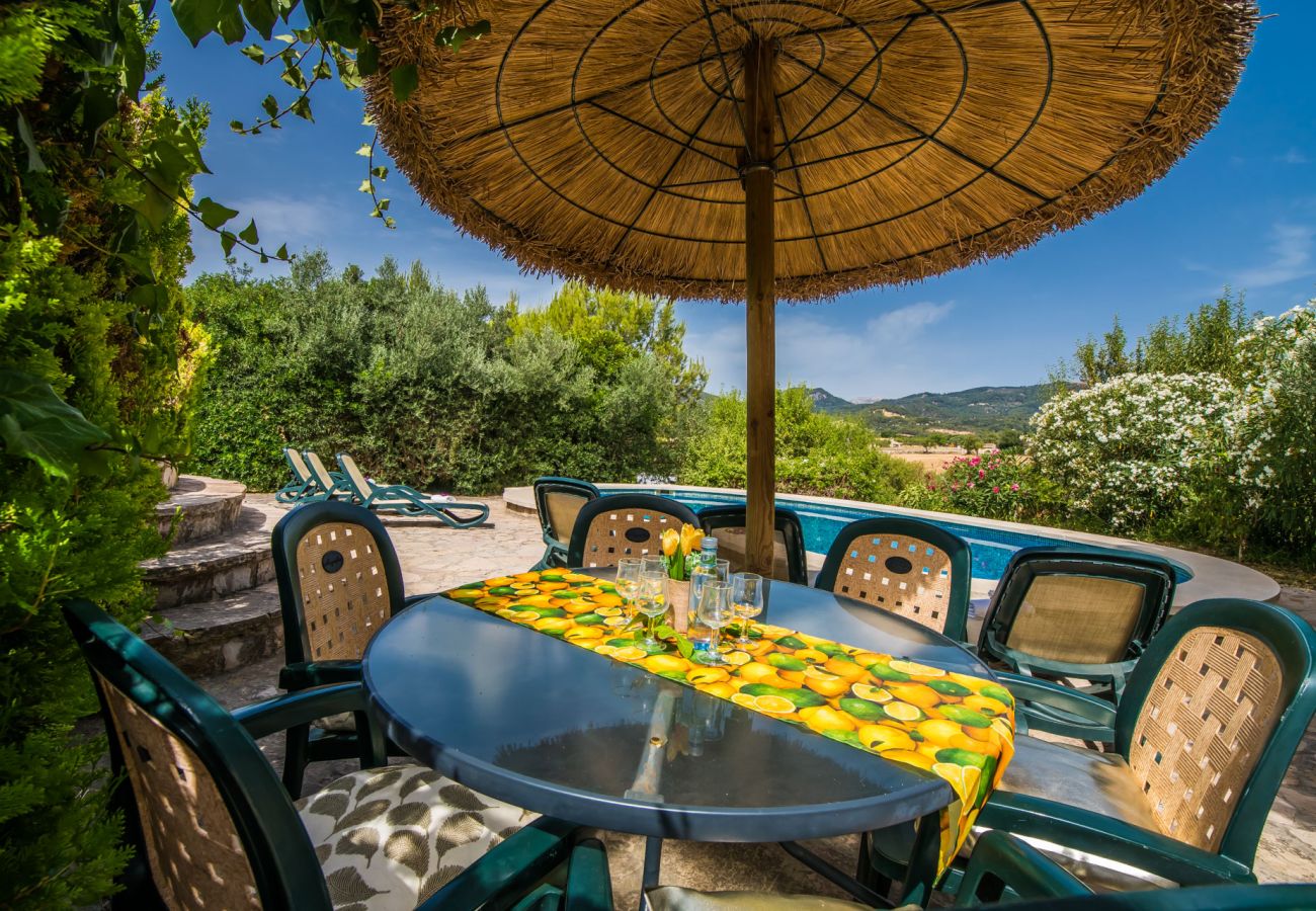 Finca en Inca - Casa rústica con piscina Can Reure en Mallorca