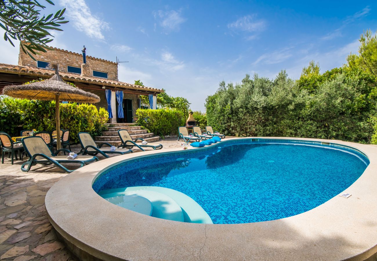 Finca en Inca - Casa rústica con piscina Can Reure en Mallorca