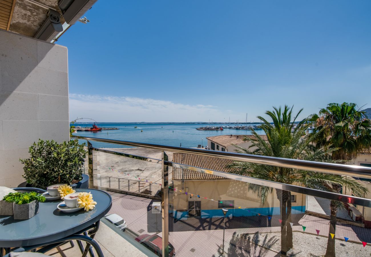 Apartamento en Puerto de Alcudia - Apartamento Alcudia vista al mar Portobello playa