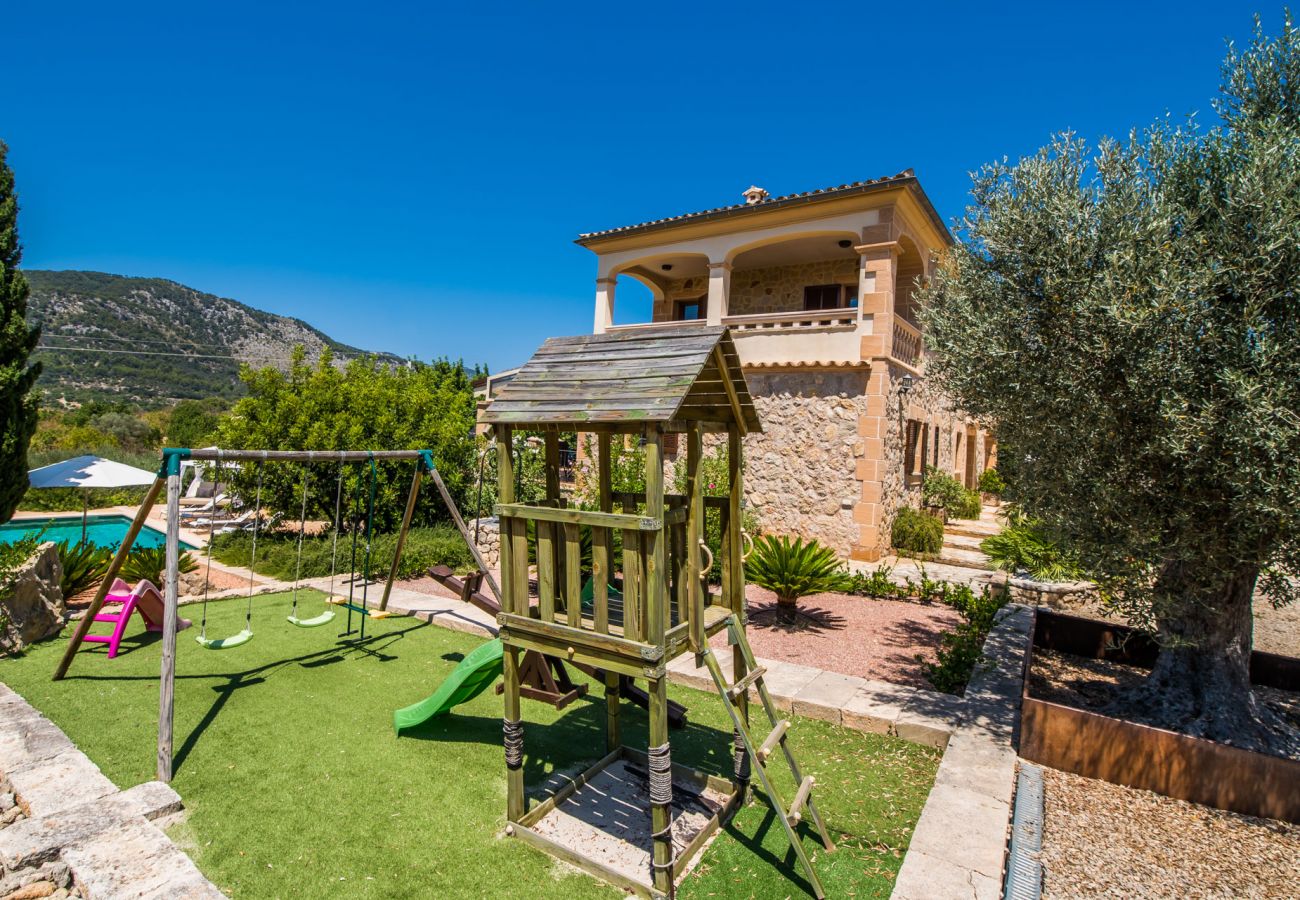 Finca en Selva - Finca Puig den Guardiola con vistas a la montaña 