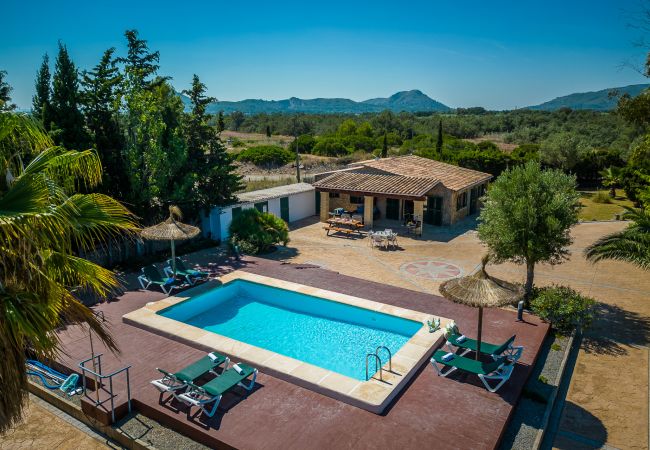 Finca en Puerto Pollensa - Finca cerca mar Ses Rotes piscina Pollensa