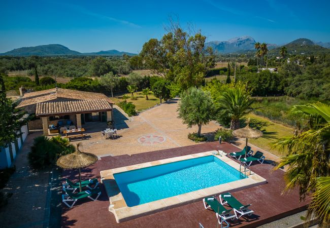 Finca en Puerto Pollensa - Finca cerca mar Ses Rotes piscina Pollensa