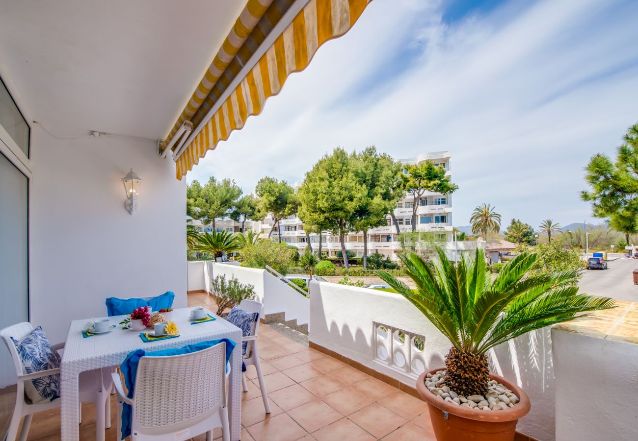 Apartamento en Alcúdia - Bonito Apartamento Silver con terraza en Alcudia 