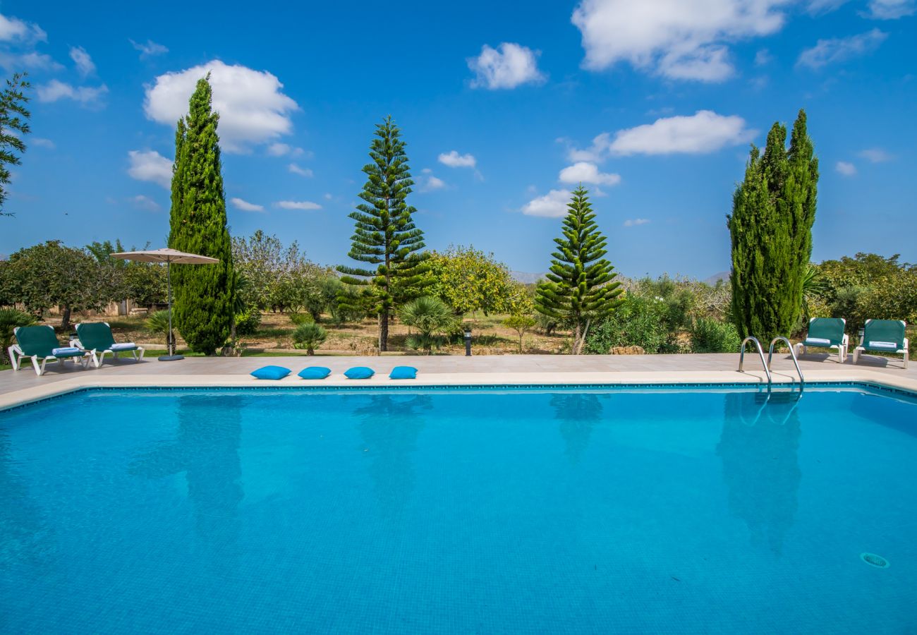 Finca en Alcúdia - Finca rural en Alcudia Ca Na Siona con piscina