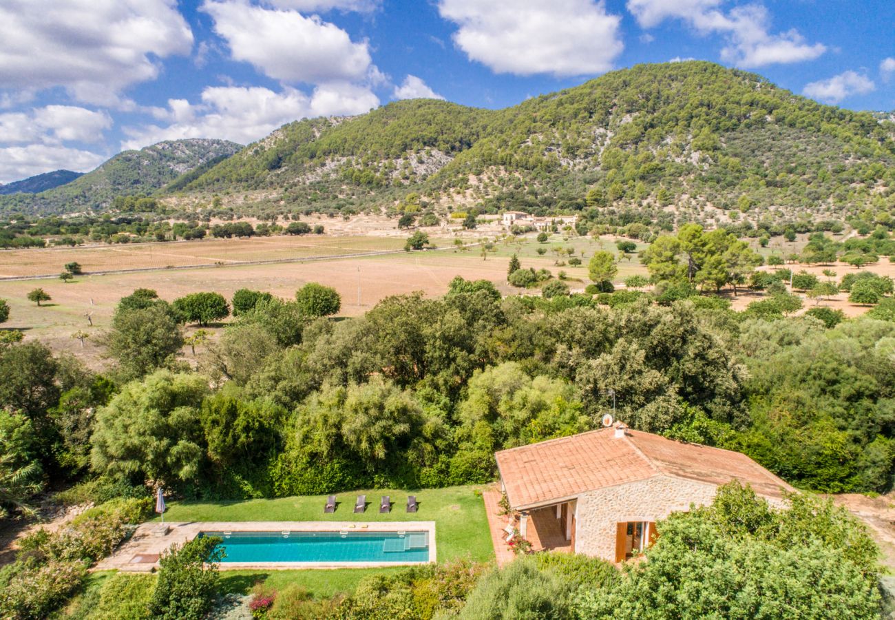Finca en Campanet - Finca en la naturaleza Sa Vela piscina Mallorca