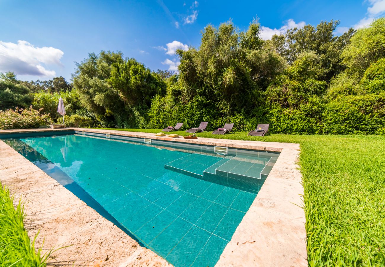 Finca en Campanet - Finca en la naturaleza Sa Vela piscina Mallorca