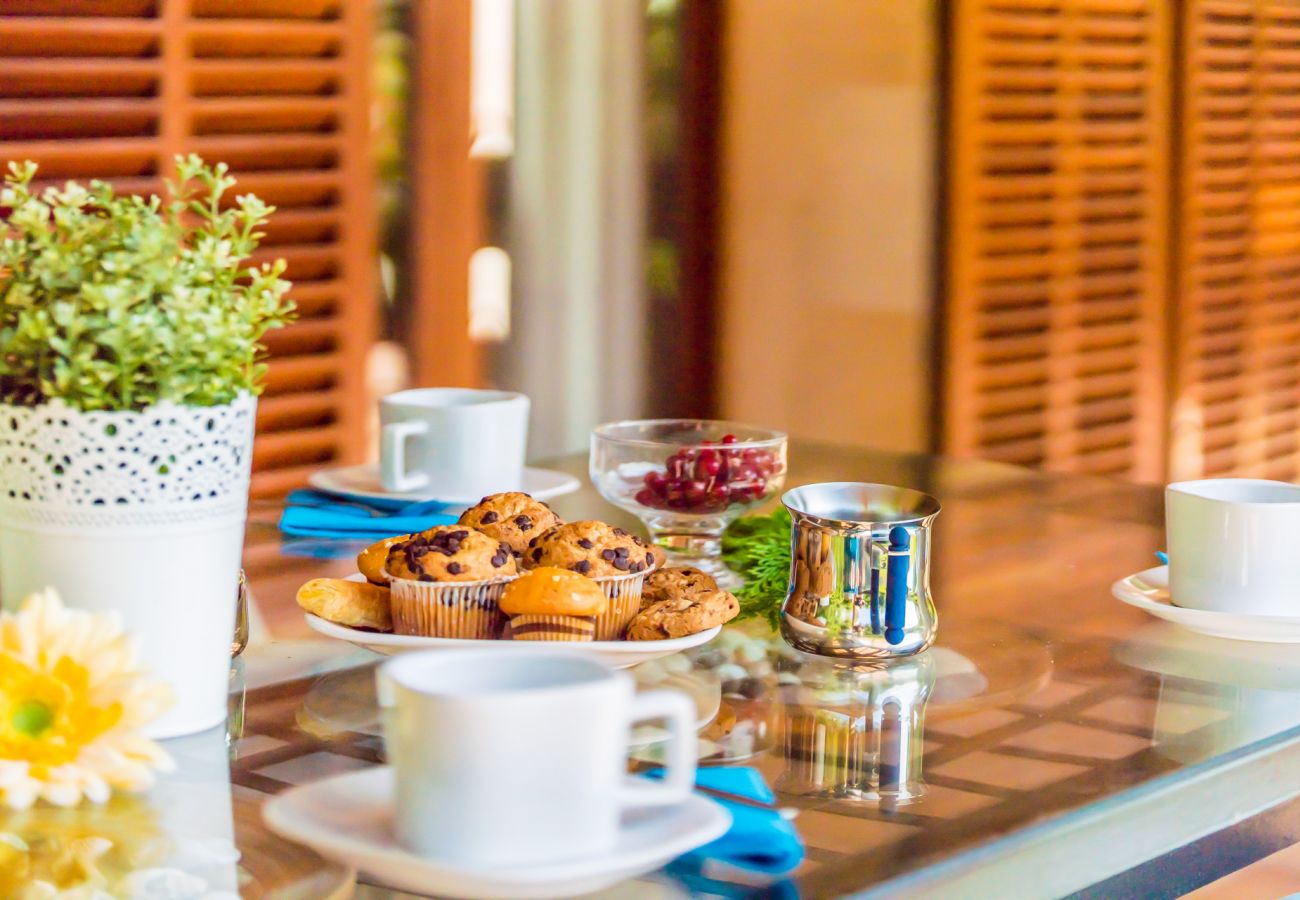 Finca en Campanet - Finca en la naturaleza Sa Vela piscina Mallorca
