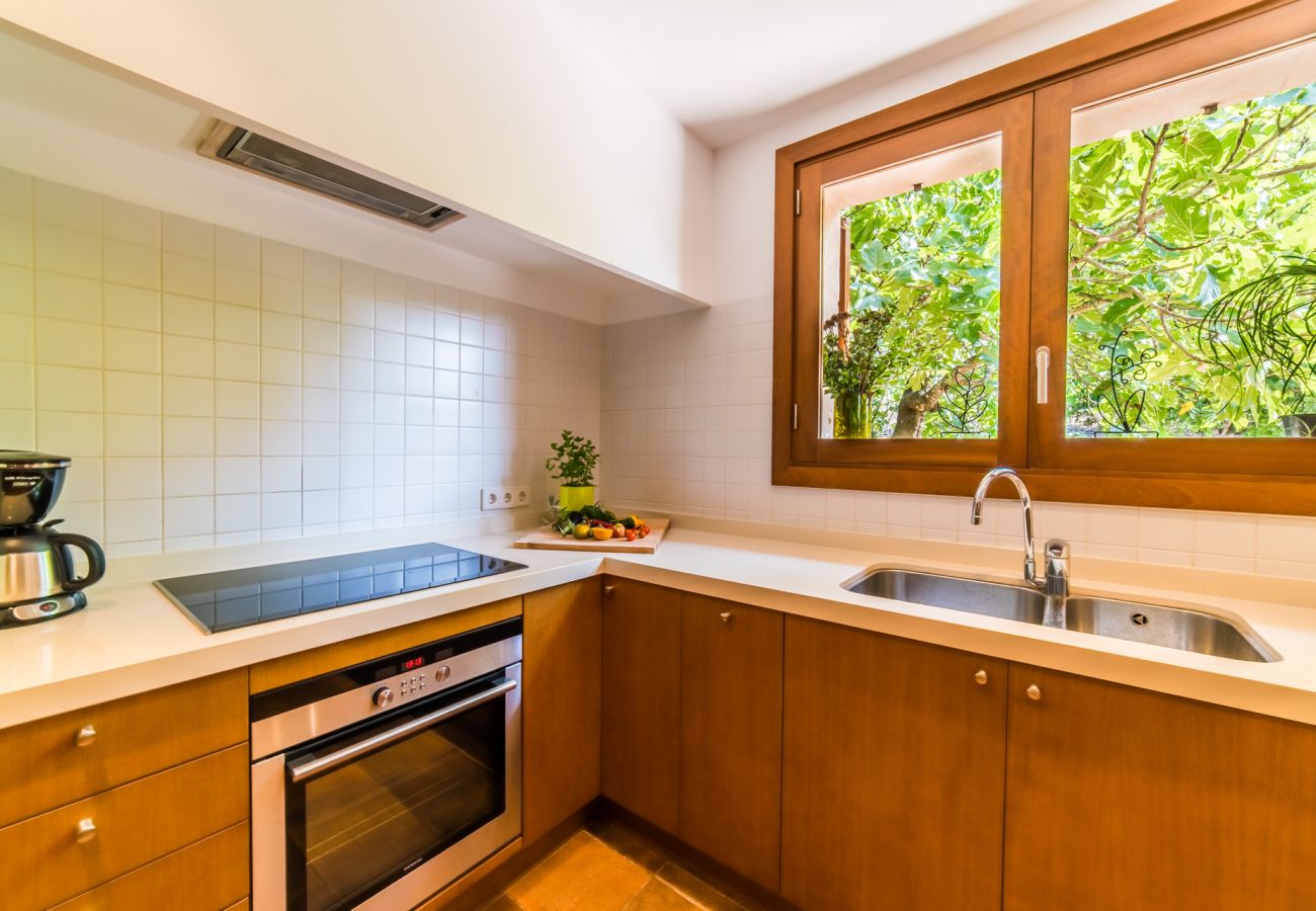 Finca en Campanet - Finca en la naturaleza Sa Vela piscina Mallorca