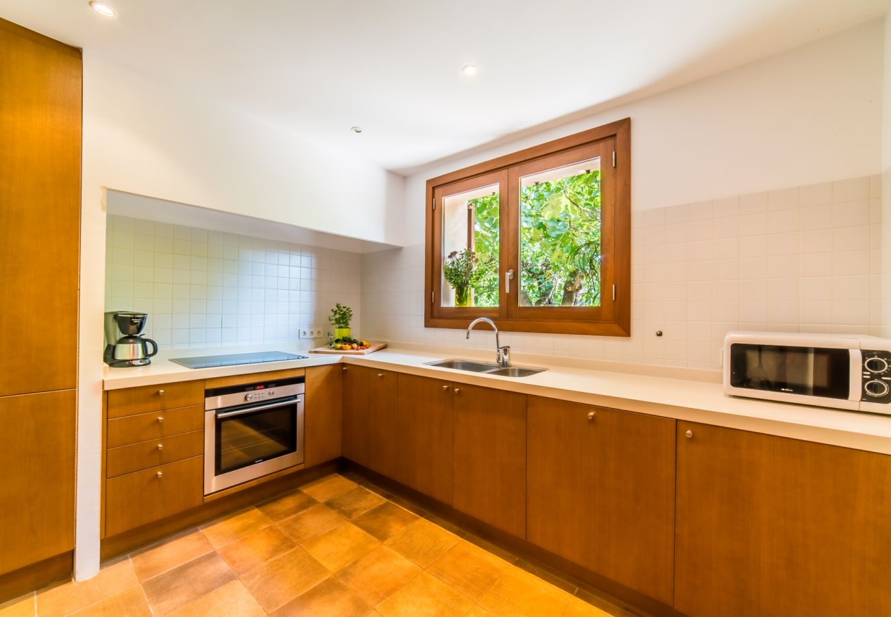 Finca en Campanet - Finca en la naturaleza Sa Vela piscina Mallorca