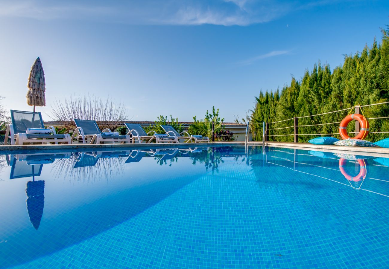 Finca en Alcúdia - Finca Alcudia Sa Vinya Vella cerca playa piscina