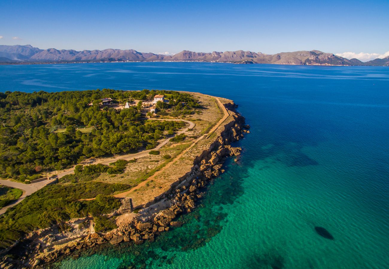 Finca en Alcúdia - Finca Alcudia Sa Vinya Vella cerca playa piscina