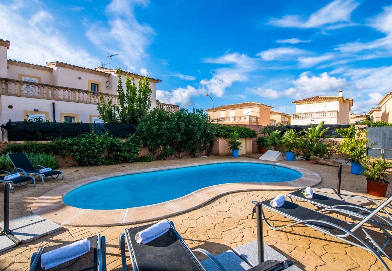 Casa en Sa Rapita - Casa con piscina Son Moleto cerca de la playa