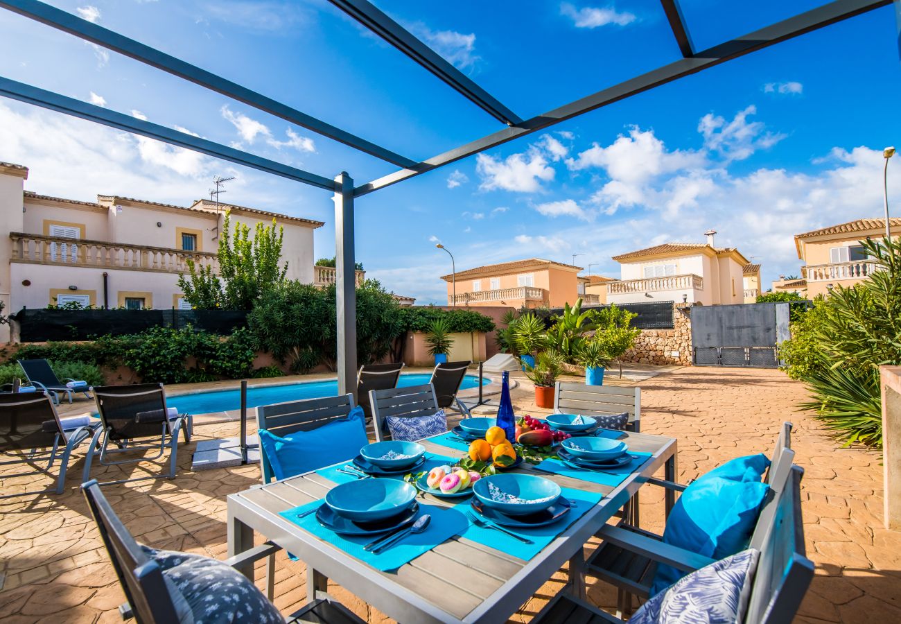 Casa en Sa Rapita - Casa con piscina Son Moleto cerca de la playa