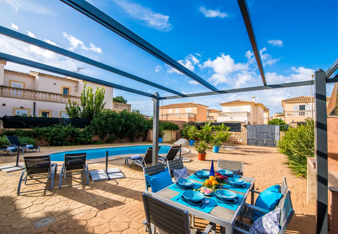 Casa en Sa Rapita - Casa con piscina Son Moleto cerca de la playa