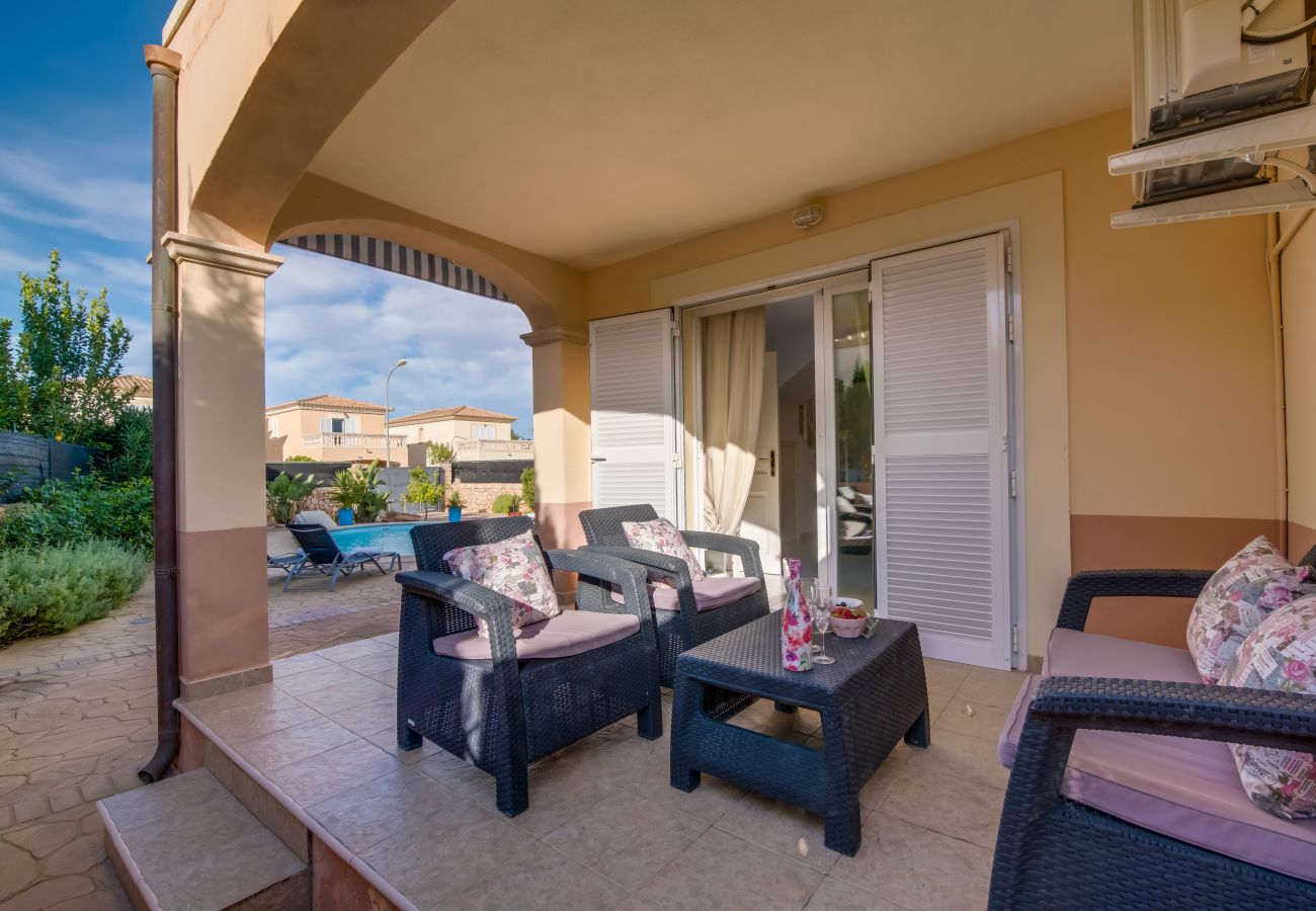 Casa en Sa Rapita - Casa con piscina Son Moleto cerca de la playa