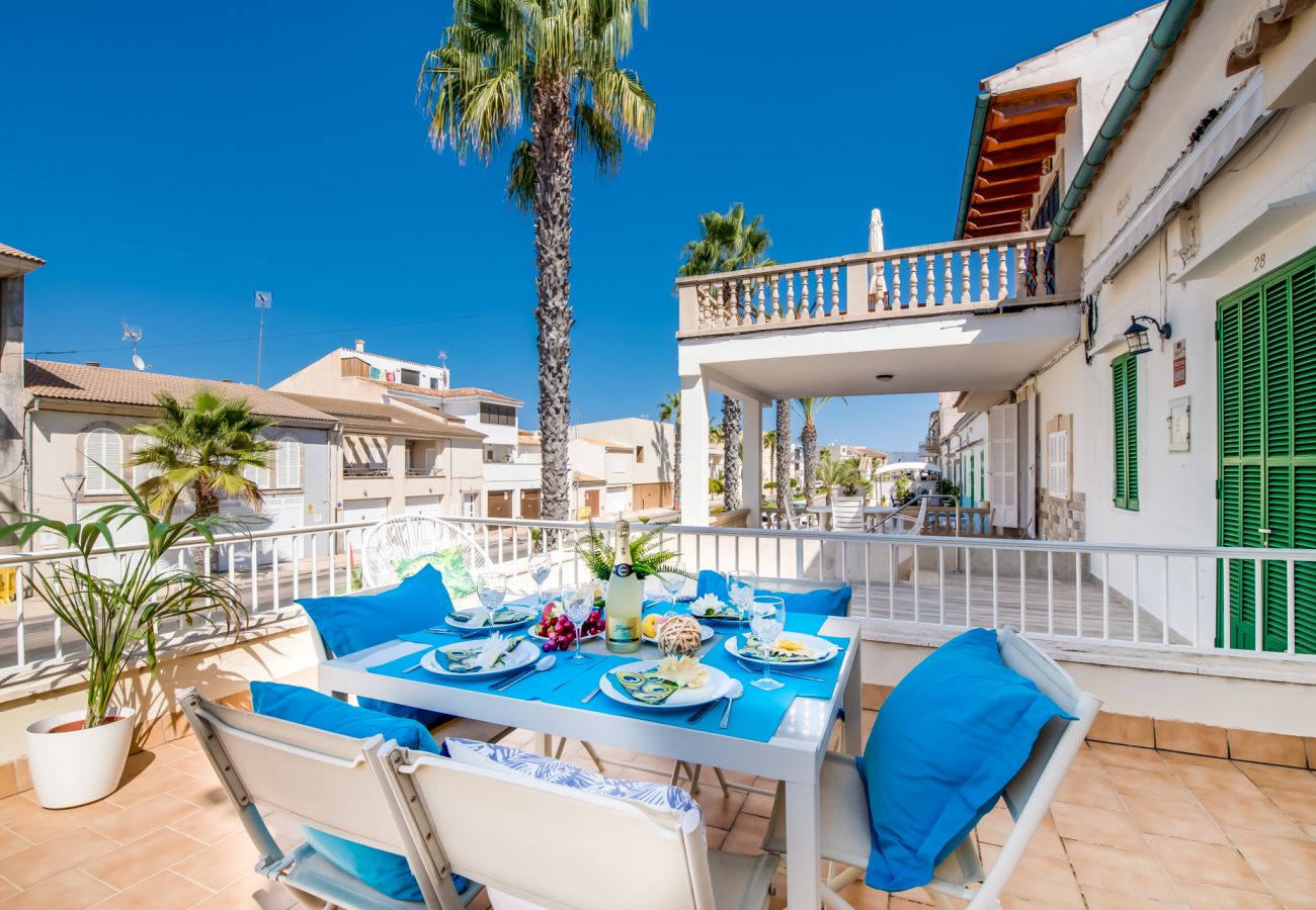 Casa en Can Picafort - Casa Cerca del mar Casa Catalina en Can Picafort