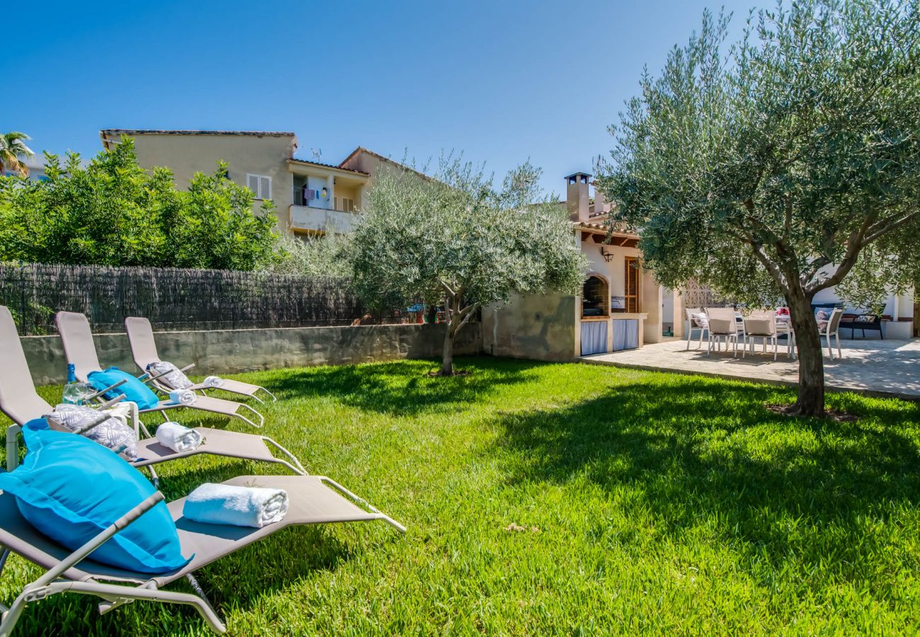 Casa en Alcúdia - Casa Villa Vallespir en Alcudia con jardín