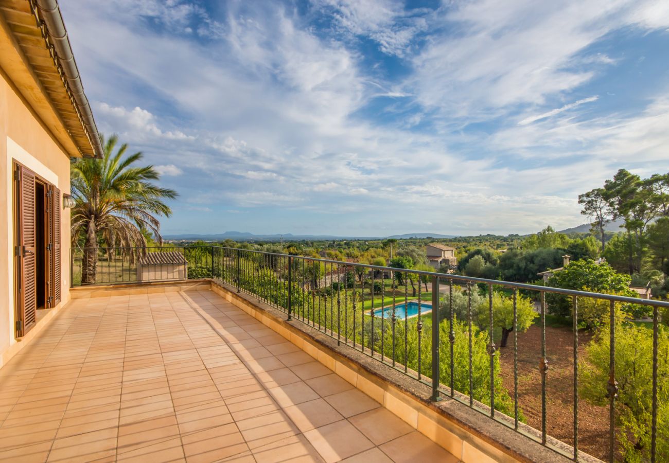 Finca en Selva - Finca Sa Mina para 12 con piscina en Mallorca