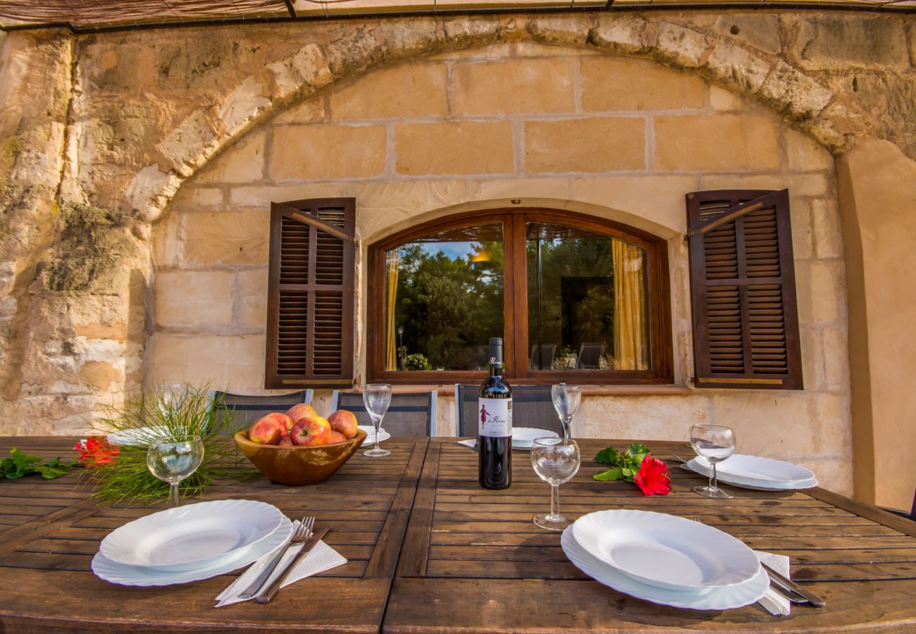 Finca en Selva - Finca Sa Mina para 12 con piscina en Mallorca