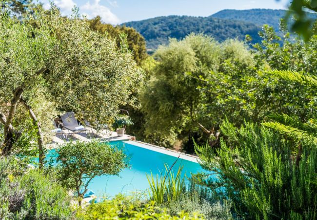 Finca rural en Mallorca con piscina infinitie