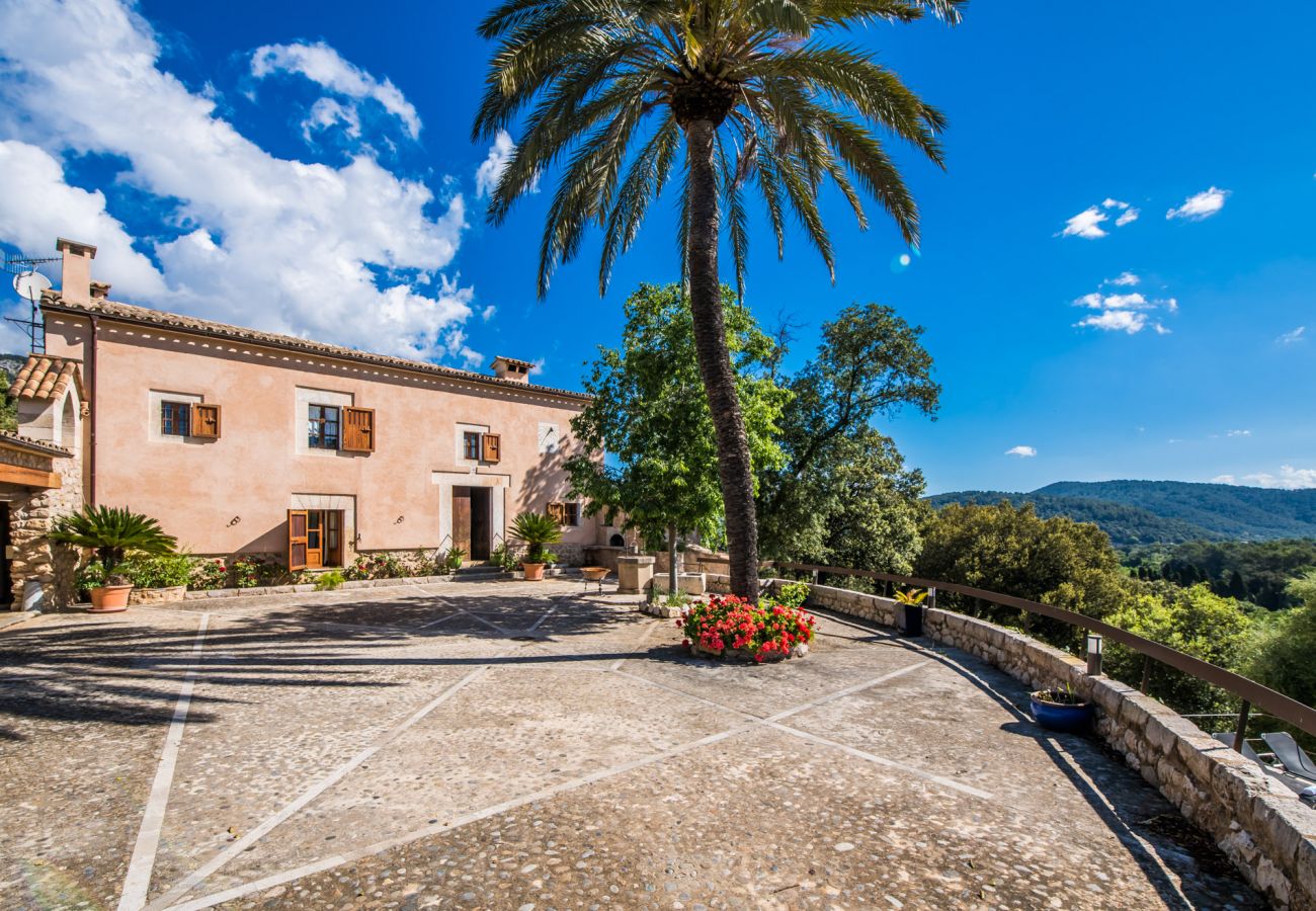 Finca en Campanet - Finca rural en la montaña Es Rafal con piscina