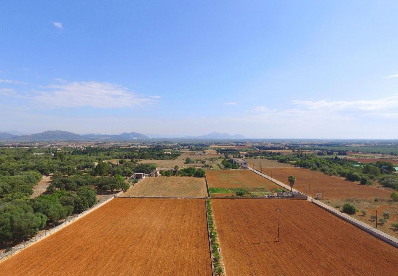 Finca en Muro - Finca rural en Mallorca Els Moyans con piscina