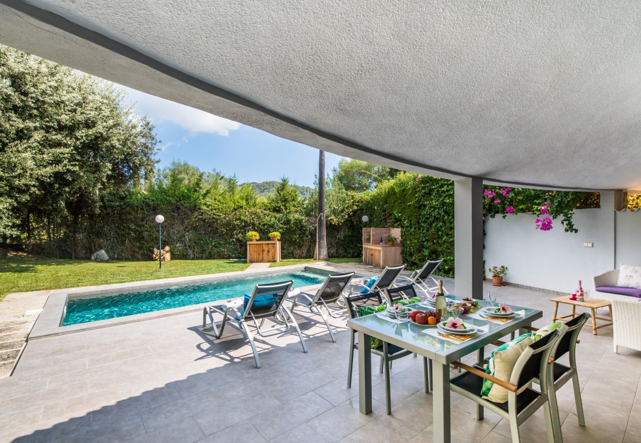 Casa cerca de la playa con piscina en Mallorca