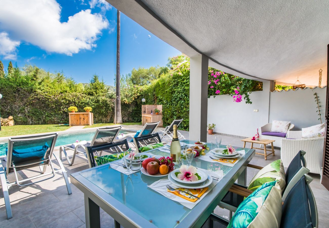 Casa en Crestatx - Casa con piscina jardin Casa Pequeña en Mallorca
