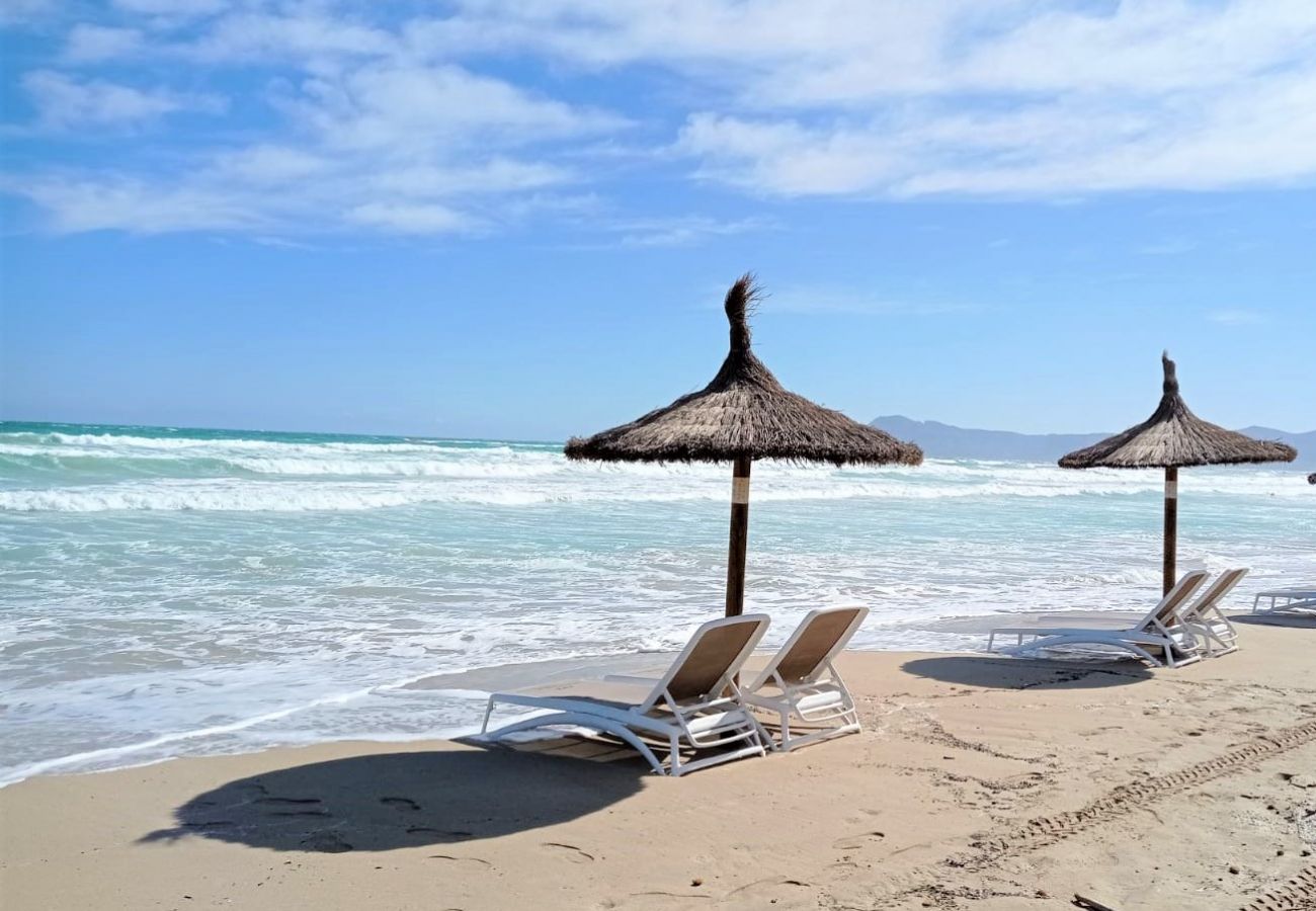 Casa en Puerto de Alcudia - Casa en Alcudia Roses cerca de playa con jardín