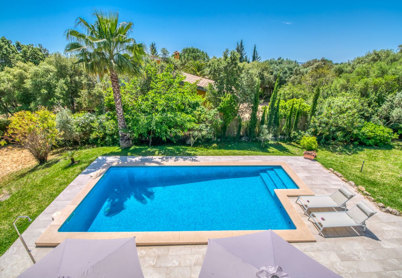 Casa en Crestatx - Casa con piscina  Villa Flores en Mallorca con aire acondicionado 