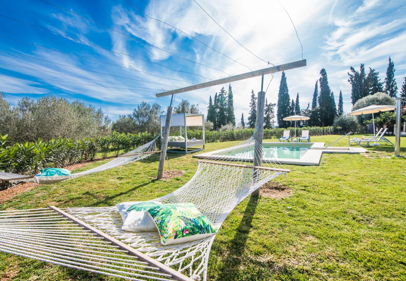 Finca en Sa Pobla - Finca con piscina y calidad Son vivot rodeada de naturaleza  en Mallorca