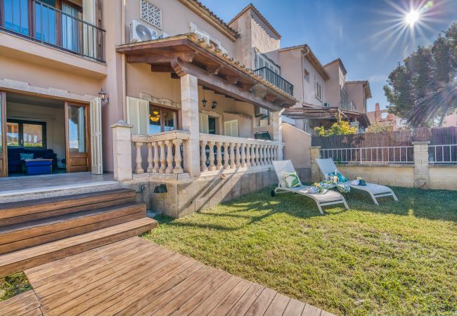 Casa en Alcúdia - Casa cerca de playa Nenufars vistas a la montaña 