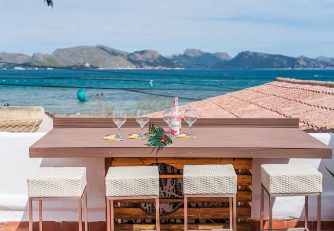 Casa con piscina cerca de la playa de la bahía de Pollensa. 