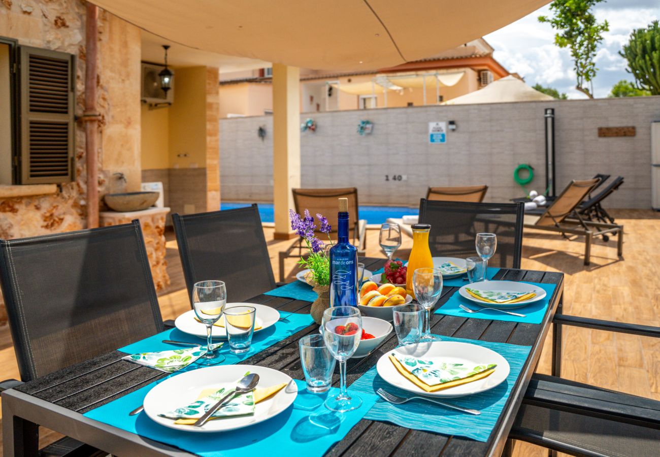 Casa con piscina privada en Can Picafort