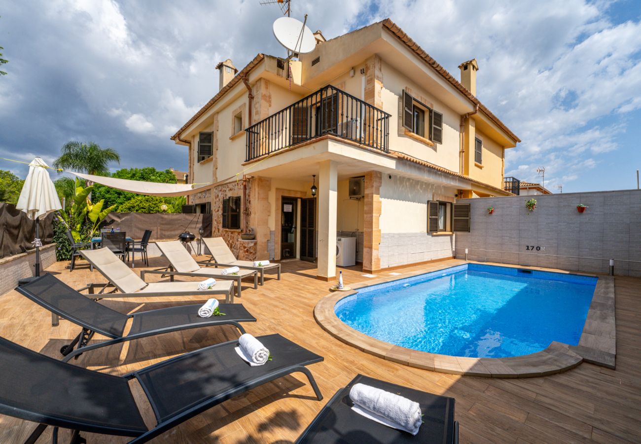 Casa en Can Picafort - Casa con piscina Casa Jordi en Playa de Muro 