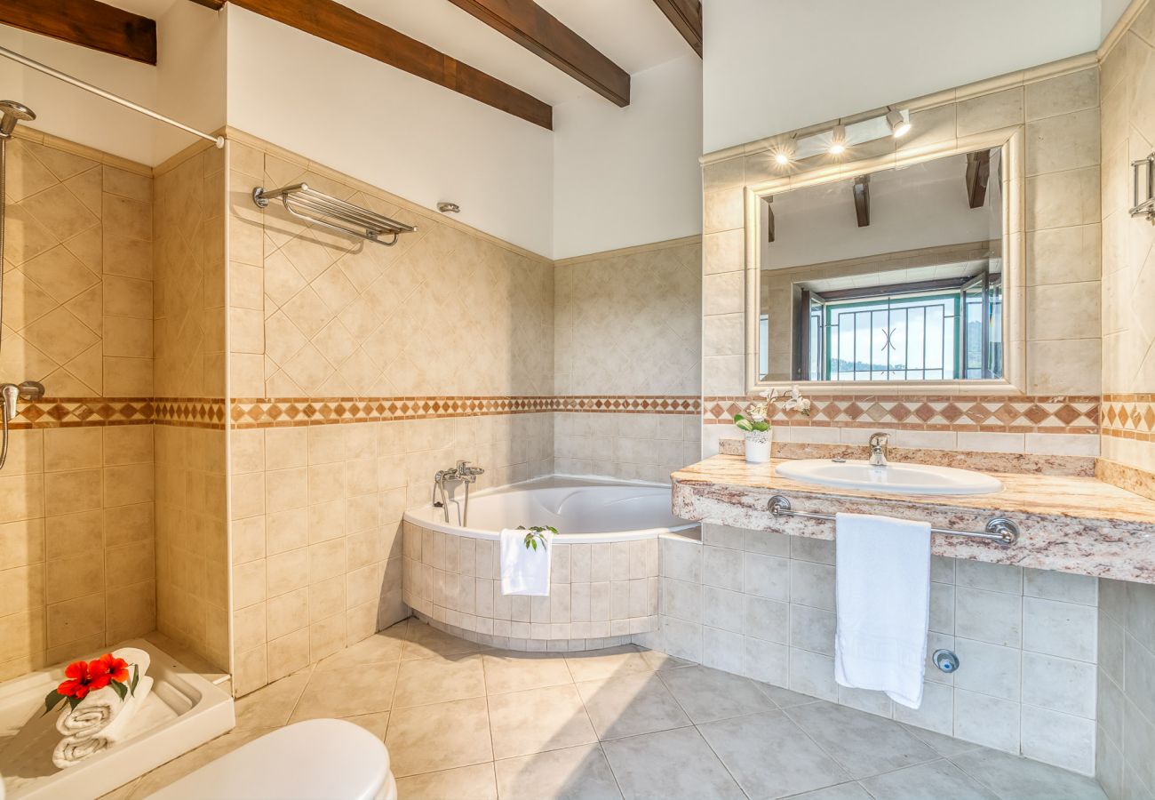 Finca en Petra - Finca Son Perxa en Mallorca con piscina y barbacoa