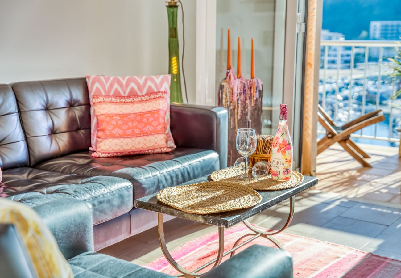 Apartamento en Port de Sóller - Apartamento Santa Catalina 46 en Puerto Soller con vista mar