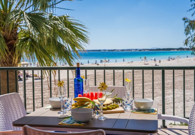 Apartamento en Alcúdia - Apartamento Blue Bay con piscina en la playa de Alcudia Apartamento en Alcúdia - Apartamento Blue Bay con piscina en la playa de Alcudia