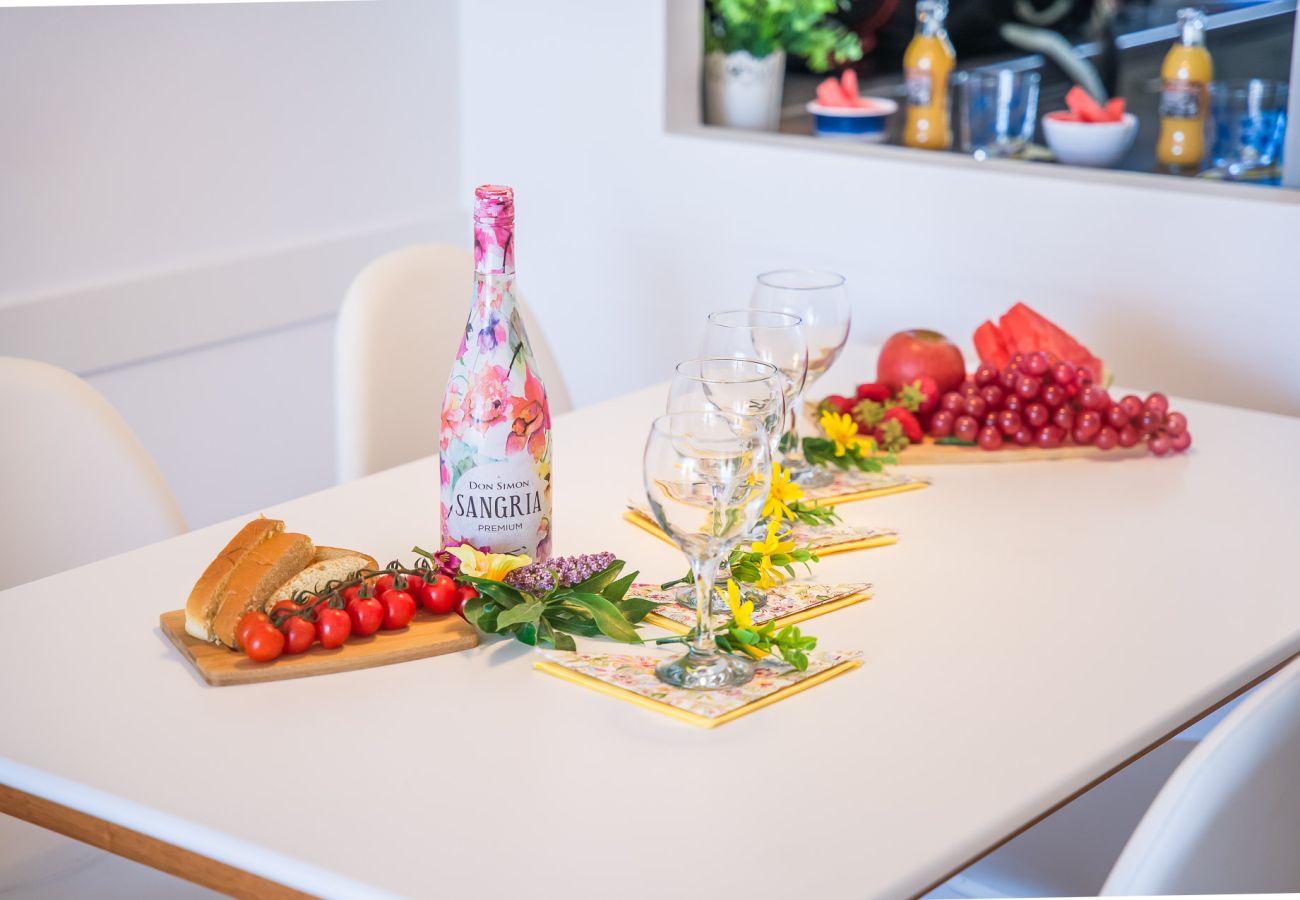 Apartamento en Alcúdia - Apartamento Blue Bay con piscina en la playa de Alcudia