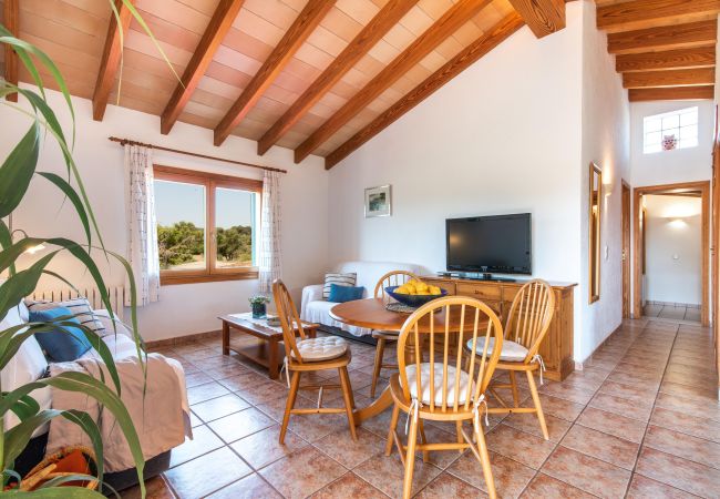 Apartamento en Capdepera - Apartamento rural con piscina Can Petit en Mallorca