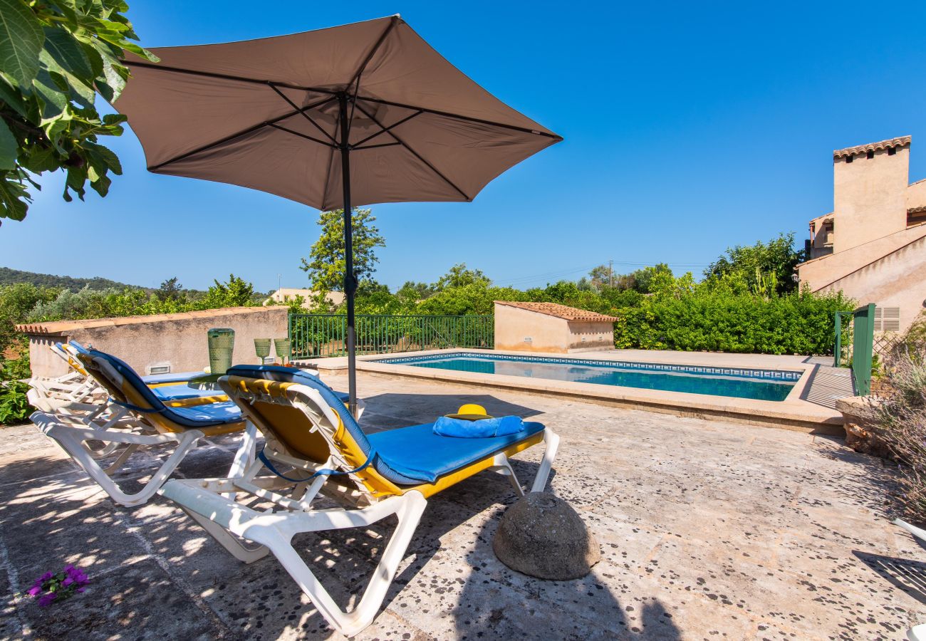 Apartamento en Capdepera - Apartamento rural con piscina Can Petit en Mallorca