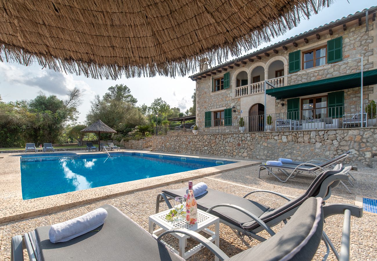 Finca en Petra - Finca rural Son Capellet en Mallorca con piscina y barbacoa