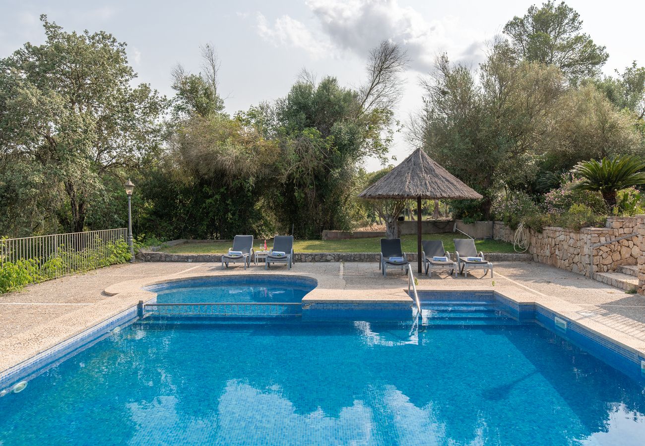 Finca en Petra - Finca rural Son Capellet en Mallorca con piscina y barbacoa