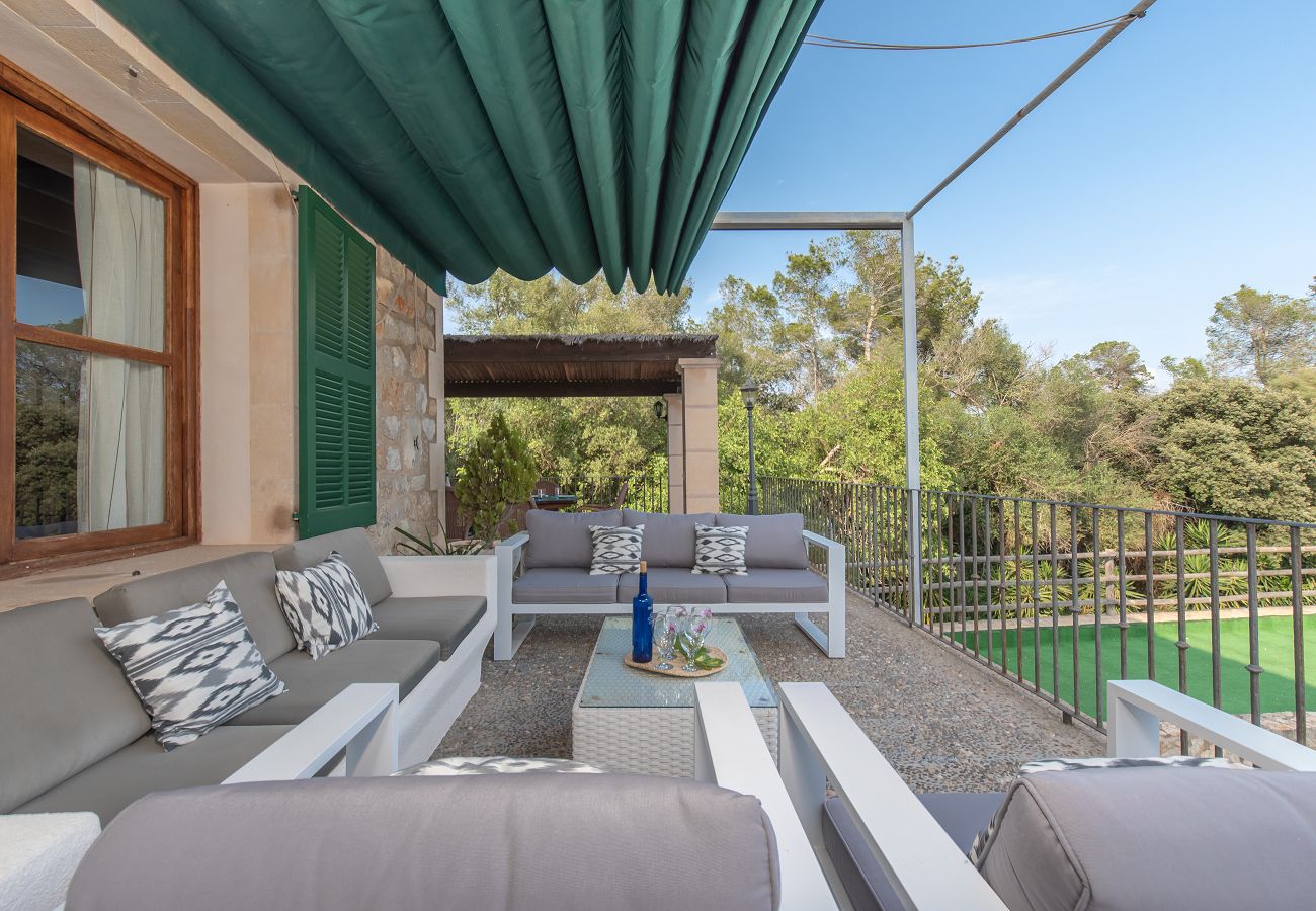 Finca en Petra - Finca rural Son Capellet en Mallorca con piscina y barbacoa
