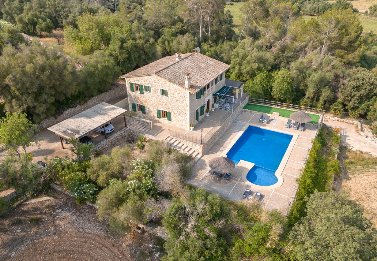 Finca en Petra - Finca rural Son Capellet en Mallorca con piscina y barbacoa