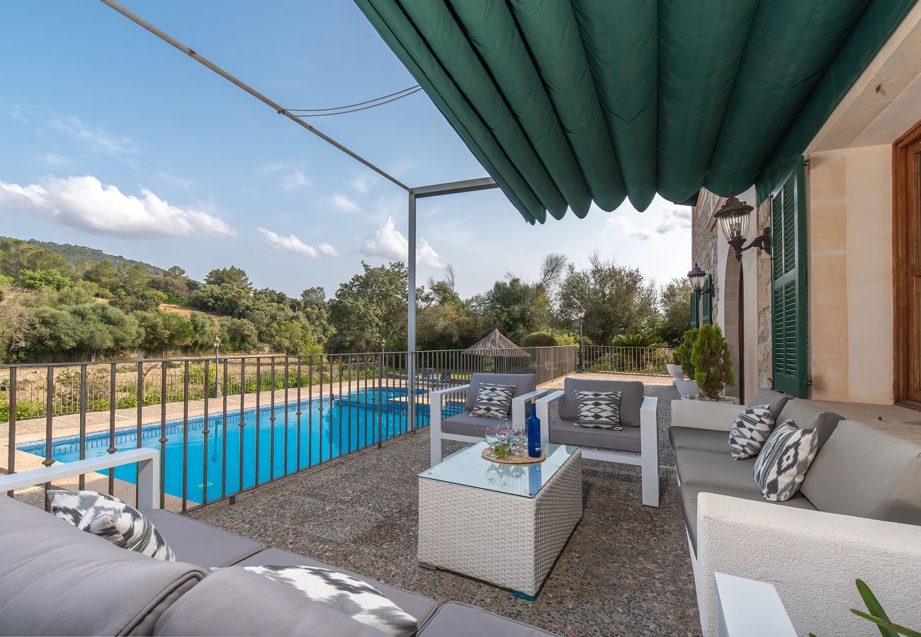 Finca en Petra - Finca rural Son Capellet en Mallorca con piscina y barbacoa