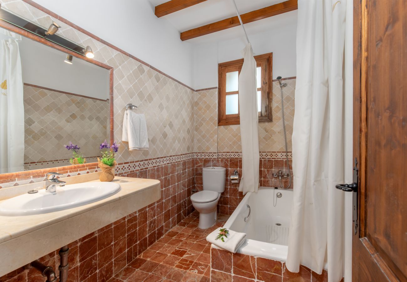 Finca en Petra - Finca rural Son Capellet en Mallorca con piscina y barbacoa