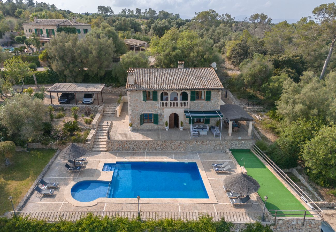 Finca en Petra - Finca rural Son Capellet en Mallorca con piscina y barbacoa