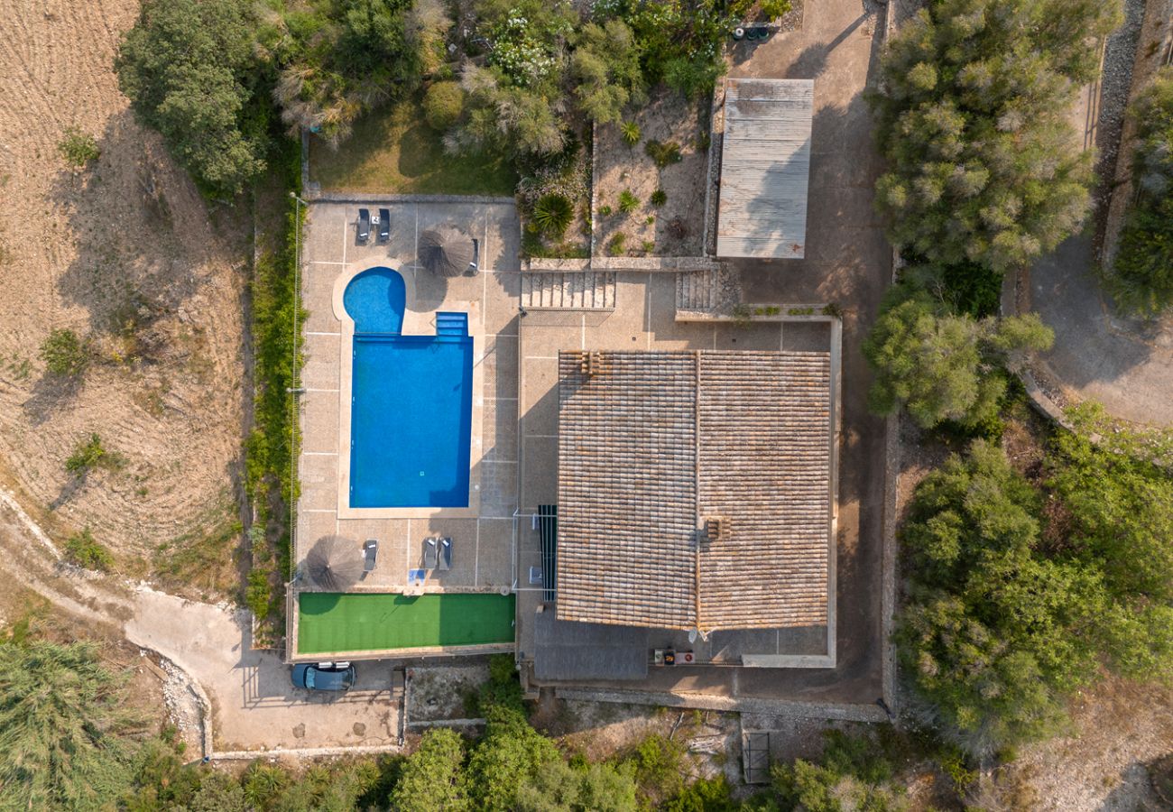 Finca en Petra - Finca rural Son Capellet en Mallorca con piscina y barbacoa